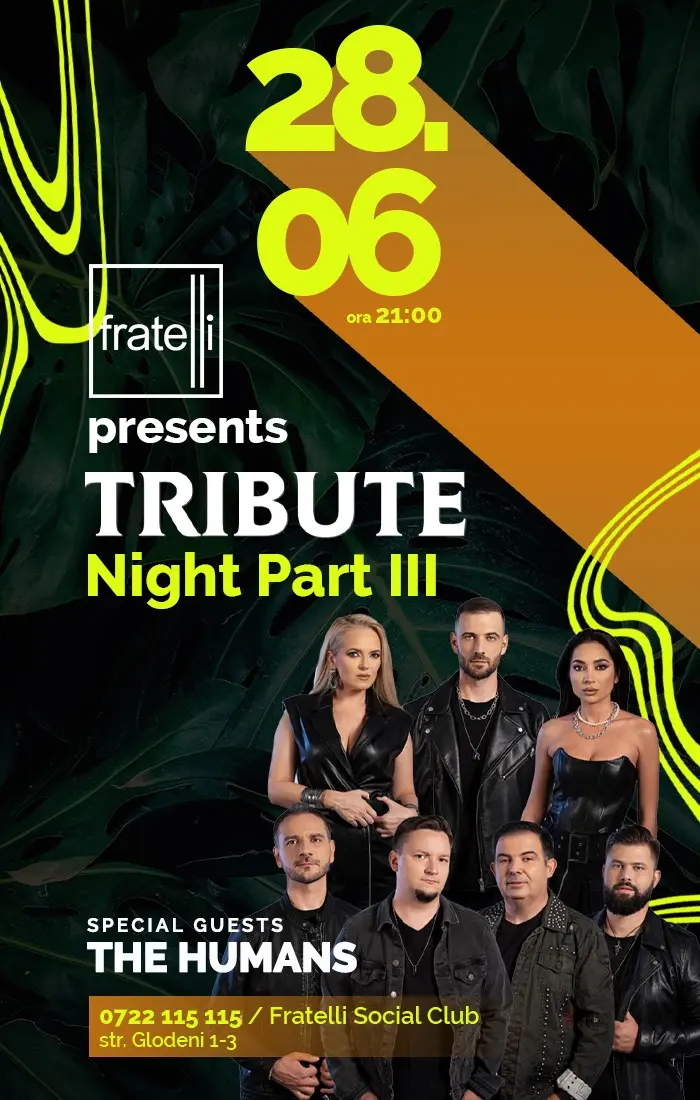Tribute Night Part 3 @ Fratelli Social Club!